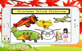 Game screenshot Drawing Airplane Cartoon Games Coloring Book Kid mod apk