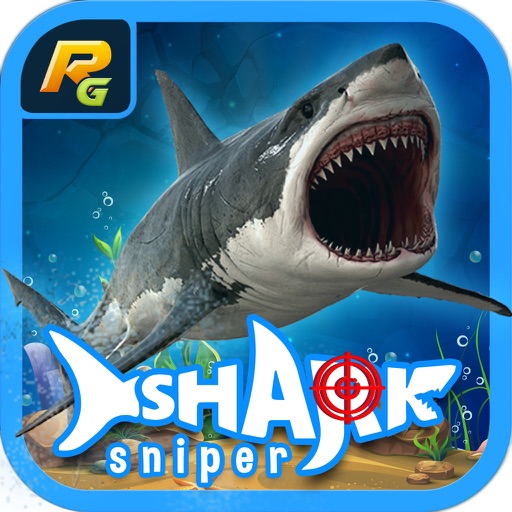 Great White Shark Sniper Hunter-Hungry Fish Attack icon