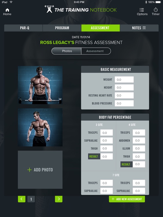 The Training Notebook