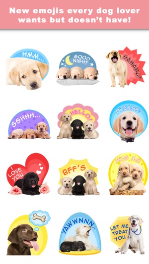 LabLoveMoji - Stickers & Keyboard for Labradors(圖1)-速報App