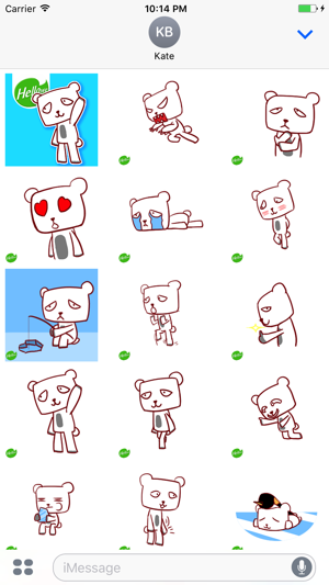 Hellowe Stickers: White Bear(圖2)-速報App