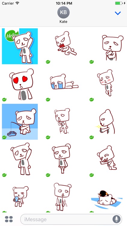 Hellowe Stickers: White Bear