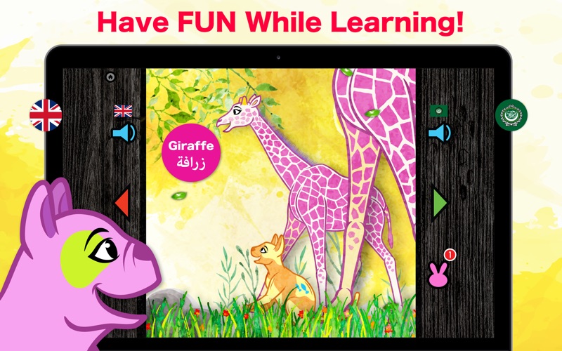 Learn Arabic &amp; English - Toddler &amp; Kids Animals thumbnail 3