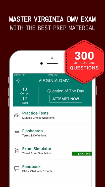 Virginia DMV Practice Exam Prep 2017 – Flashcards