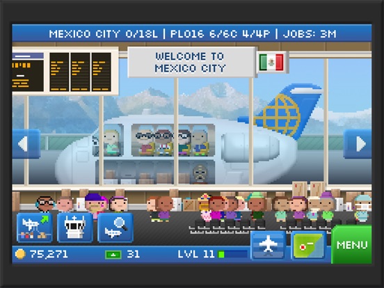 Pocket Planes - Airline Management на iPad