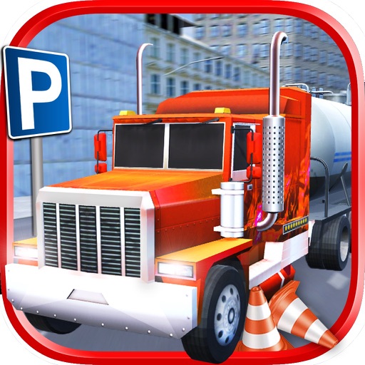 Real Truck Parking Icon