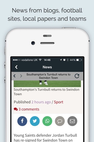 Sport RightNow - Southampton Edition screenshot 2