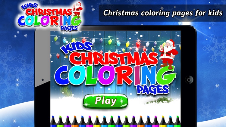 Kids Christmas Coloring Pages - Christmas Game
