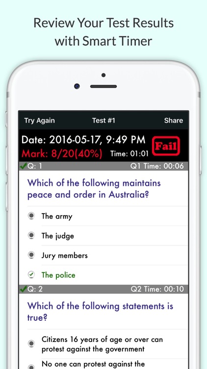 Australian Citizenship Test 2017 Practice Question