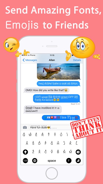 Art Fonts Keyboard : Cool Font Text & Emoji Style screenshot-4