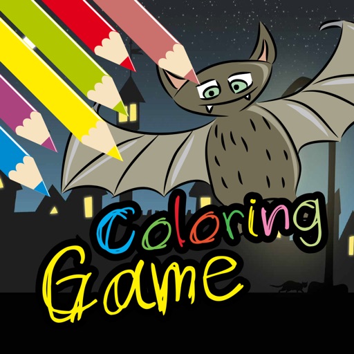 Super Bat Coloring Book for Man & Woman iOS App