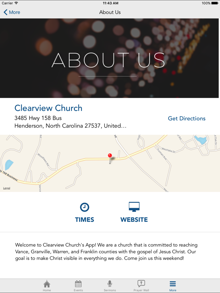 Clearview Church App