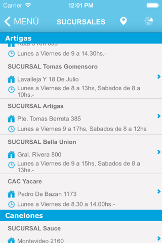 Correo Uruguayo screenshot 3