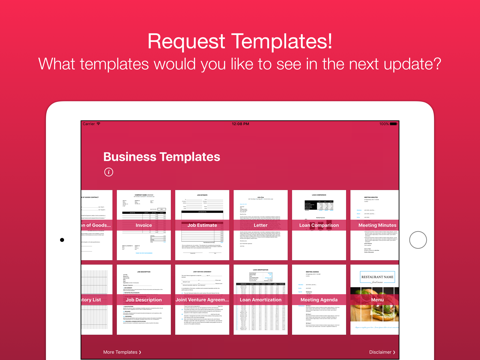 Business Templates for Pages screenshot 4