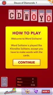 word solitaire by puzzlestars iphone screenshot 2