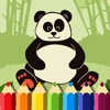 Page Panda And Bamboo Coloring Game Edition