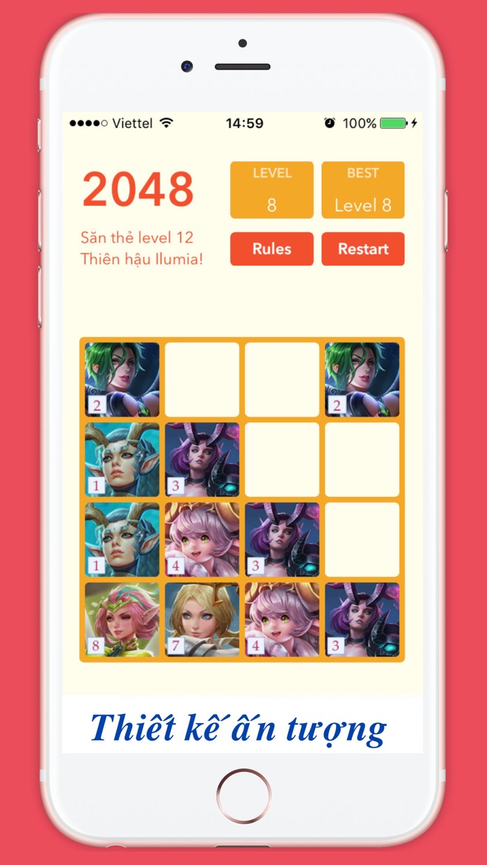 2048 Liên quân mobile cards