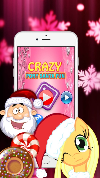 Cute Pony & Santa Claus Action Puzzle Game For All