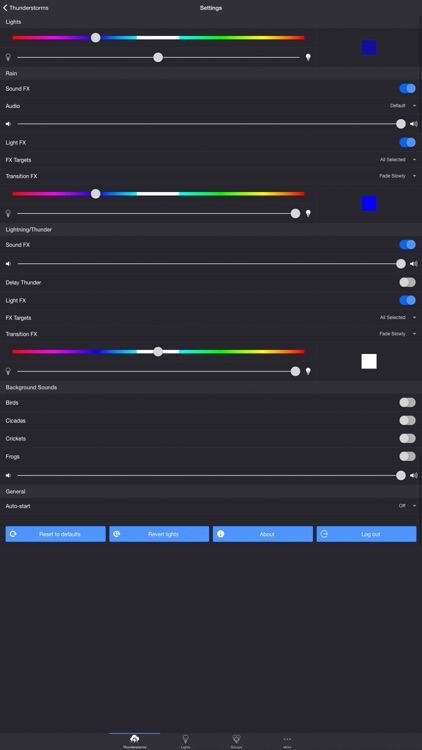 Thunderstorm for LIFX