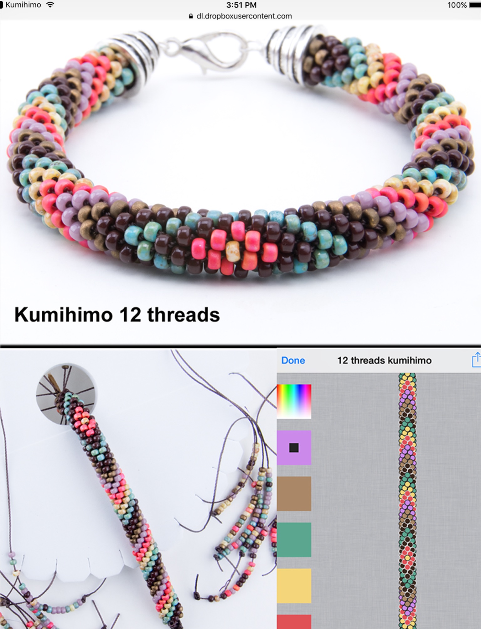 Kumihimo bead designer screenshot 4