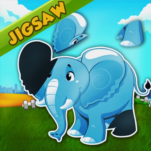 Kids Animal Jigsaw iOS App