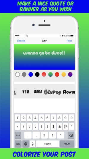 Colorize Your Share Post Social Network(圖2)-速報App