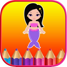 Activities of Mermaid Coloring Book Learning Game For Kids Girls