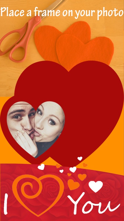 I Love You Photo Frames Heart Effect Card Editor By Sunil Chandra Saha