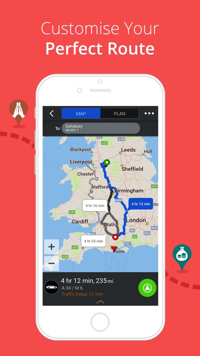 CoPilot Premium Europe Sat Nav - Offline GPS Navigation and Maps Screenshot 2
