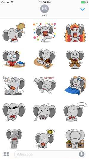 Apollo The Funny Elephant Stickers(圖2)-速報App