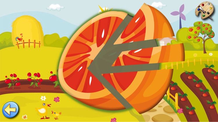 Learning games kids & Toddlers: Fruits Shape Free screenshot-3