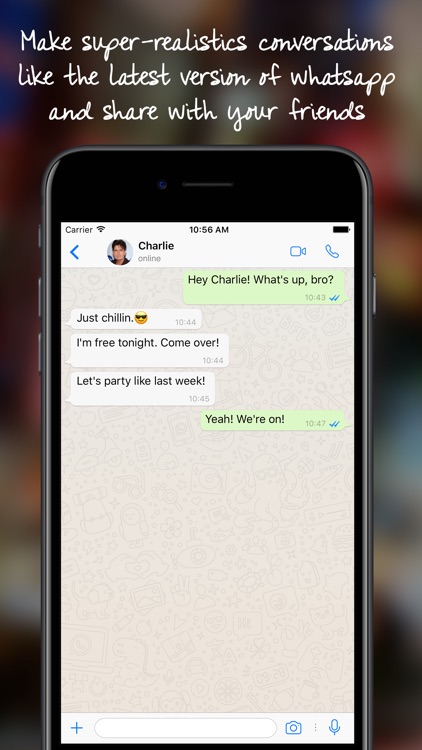 WhatsFake Pro - Create Fake Whats Chats
