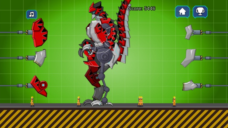 Red T-Rex Robot Dinosaur screenshot-3