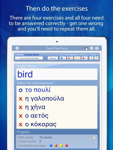 Learn Greek FlashCards for iPad screenshot 4