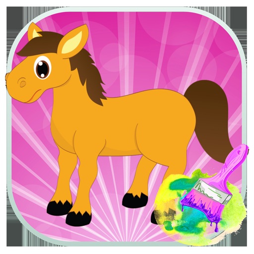 Animal Farm Ville Kids Coloring Pages iOS App