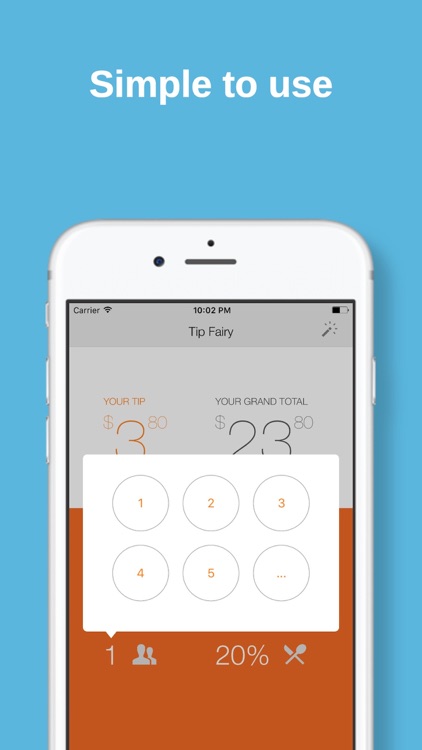 Tip Calculator - Tip Fairy, Easy, Fast, Effortless
