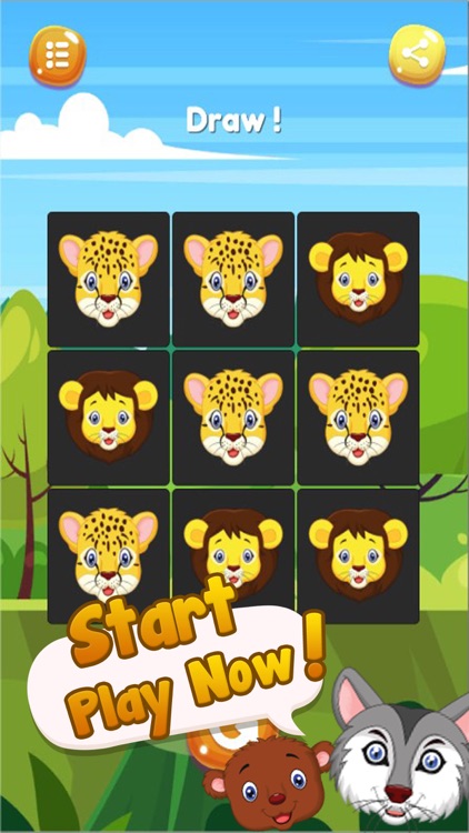 Wonder Zoo Tic Tac Toe screenshot-4