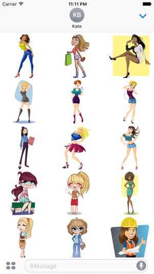 Sexy Girl Stickers(圖2)-速報App