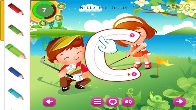 Writing ABC Letters Handwriting Preschool Practice(圖3)-速報App