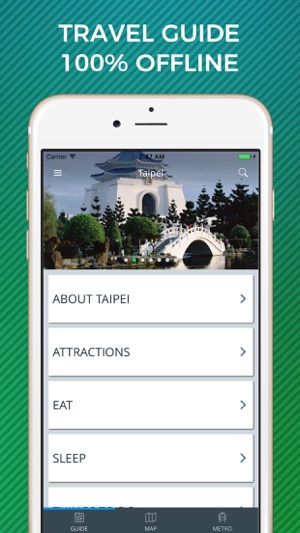 Taipei Travel Guide with Offline Street Map(圖1)-速報App