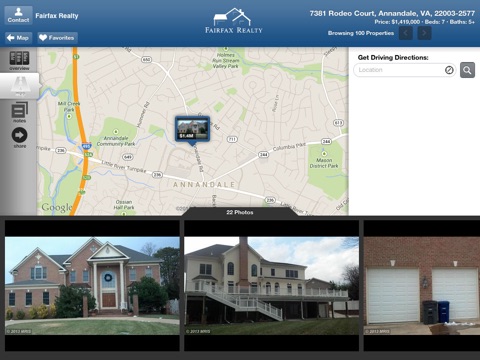 Fairfax Realty for iPad screenshot 3