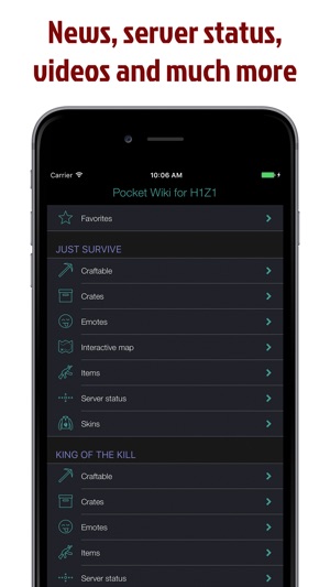 Pocket Wiki for H1Z1 Lite(圖5)-速報App