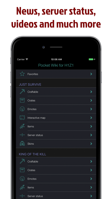 Pocket Wiki for H1Z1 Liteのおすすめ画像5