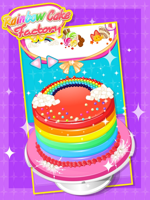 Rainbow Cake Factory - Cooking Game For Kids screenshot 4