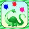 Icon Dinosaur Coloring Book Game for Kids Free