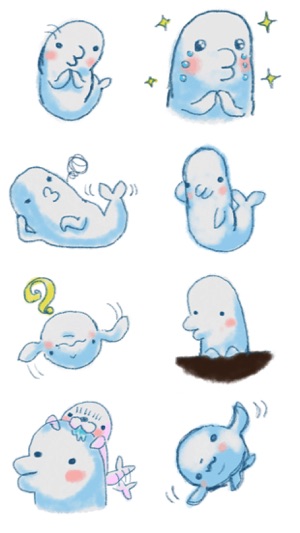 White Whale Stickers(圖5)-速報App