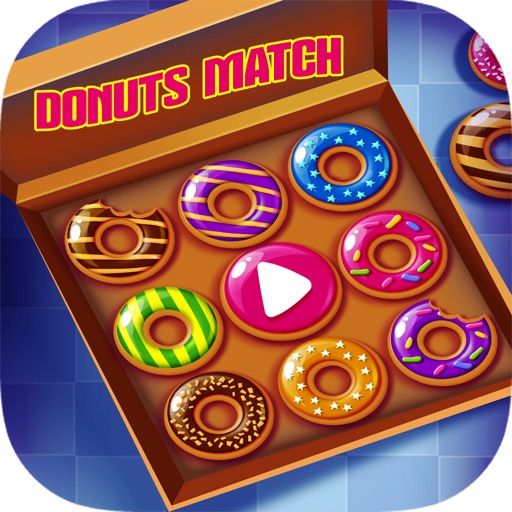 Big Donuts Dazzle Morning Breakfast - Match 3 Game Icon