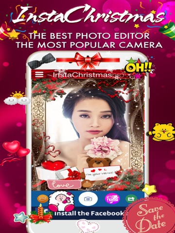 Insta Christmas Photo Frame - Wonder Photo Lifestyle
