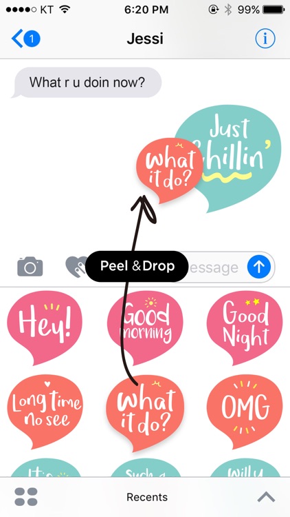 Colorful Talk - 36 Bubbles Stickers screenshot-3