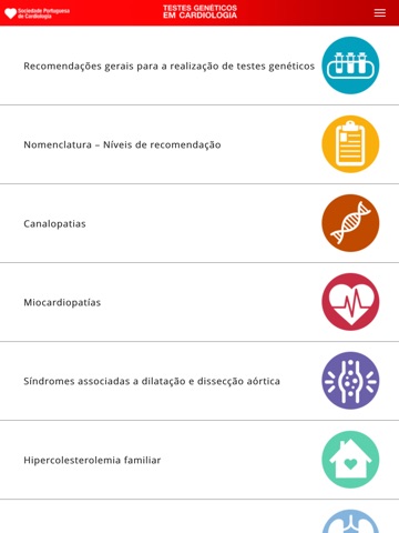 Guia para testes Genéticos em Cardiologia screenshot 2